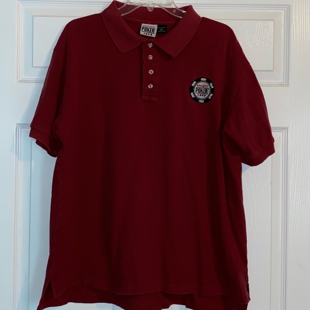 World Series of Poker Burgundy Polo Shirt (2005)